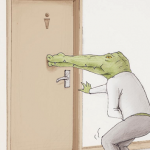 ワニが主人公のイラストがおもしろすぎるとネットで話題に!!