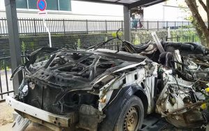 無残な姿の１台のパトカーがずっと双葉警察署に置かれている理由とは...