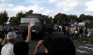 復旧支援のために派遣されていた自衛隊に対する被災地の方々の対応に感動！！