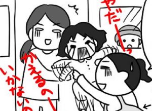 登園しぶりの娘さんを勇気づけた母親のある行動が素敵すぎる！！